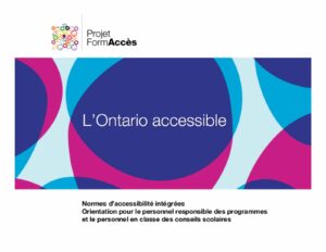 Image of Normes d’accessibilité intégrées cover