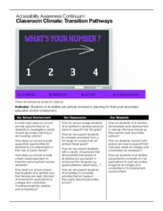 Image of Classroom Climate: Transition Pathways cover