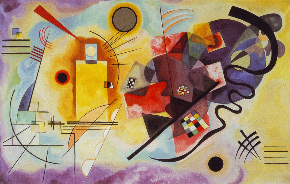 Yellow Red Blue by Wassily Kandinsky